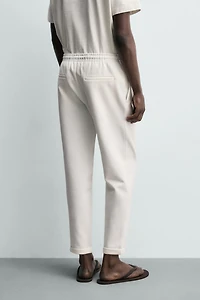 PANTALON STYLE JOGGING TAILLE ÉLASTIQUE EASY CARE