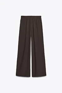 PANTALON À JAMBES LARGES