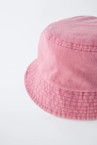 WASHED EFFECT BUCKET HAT