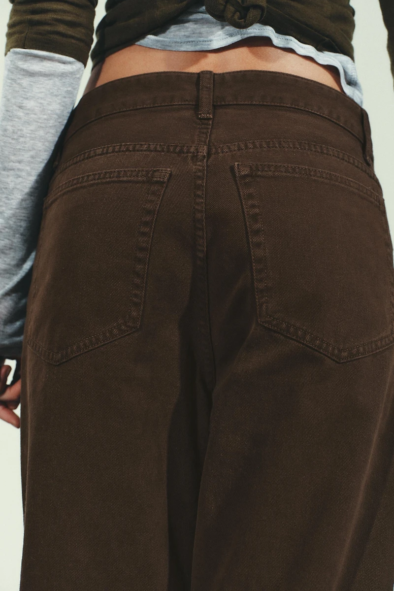 TRF MID-RISE BAGGY JEANS