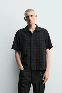 WASHED TEXTURED SHIRT