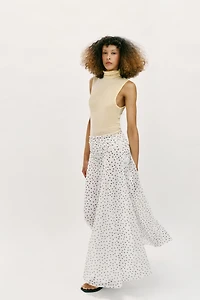 LONG POLKA DOT SKIRT
