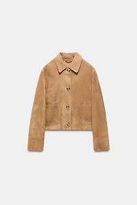 ZW COLLECTION LIMITED EDITION 100% SUEDE JACKET