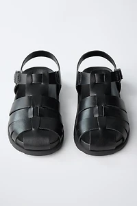 STRAPPY FISHERMAN SANDALS
