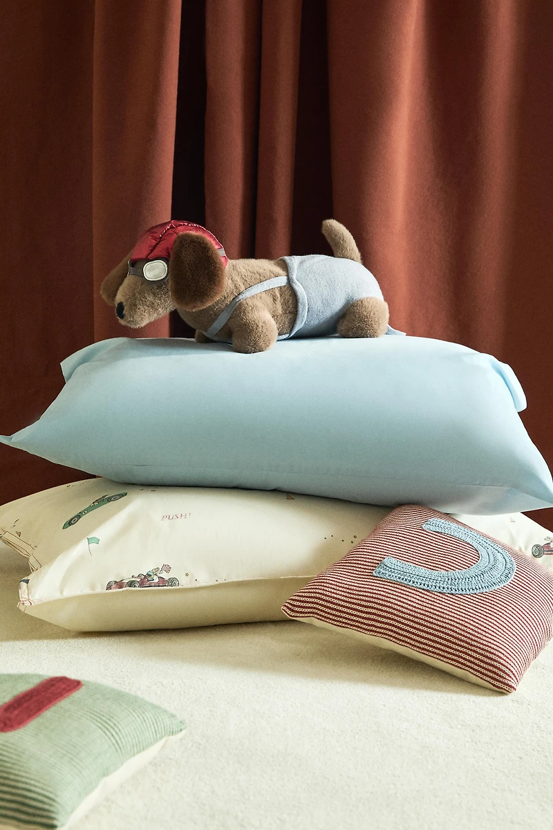 PELUCHE ENFANT CHIEN TECKEL AVIATEUR