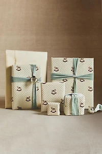 CHRISTMAS WRAPPING PAPER SEAHORSE CHRISTMAS