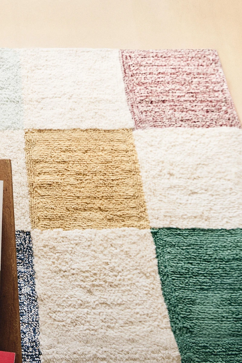 TAPIS ENFANT COTON PATCHWORK