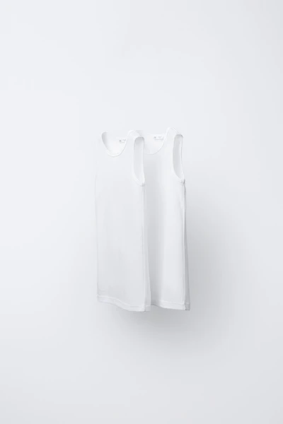 TWO-PACK OF SLEEVELESS T-SHIRTS