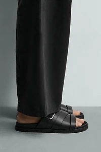 BUCKLED SANDALS