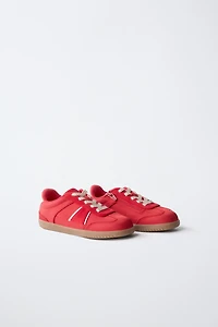 COLOR-BLOCK HIGH-TOP SNEAKERS