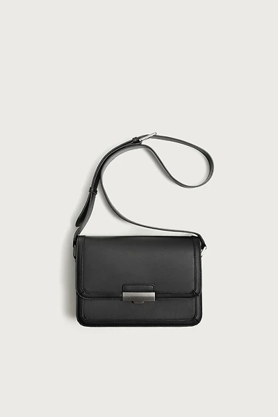 METALLIC DETAIL CROSSBODY BAG