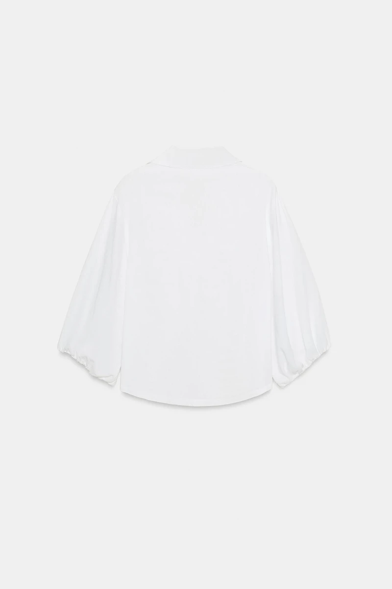 CHEMISE AVEC LIN À CARREAUX VICHY