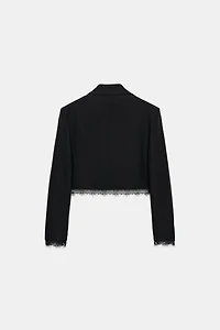 SHORT LACE BLAZER