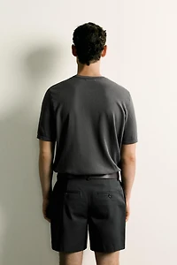 KNIT HENLEY T-SHIRT