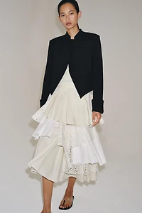 ZW COLLECTION LIMITED EDITION PATCHWORK MIDI SKIRT
