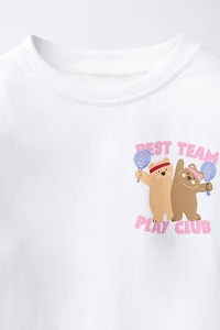 HEART PRINT T-SHIRT