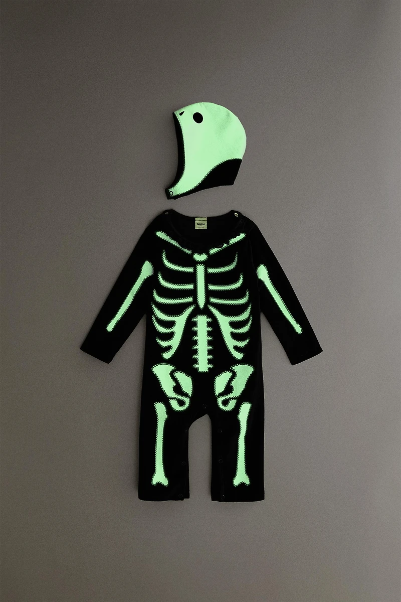 CHILDREN'S SKELETON HALLOWEEN COSTUME