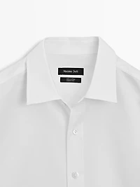 Slim fit 100% cotton shirt