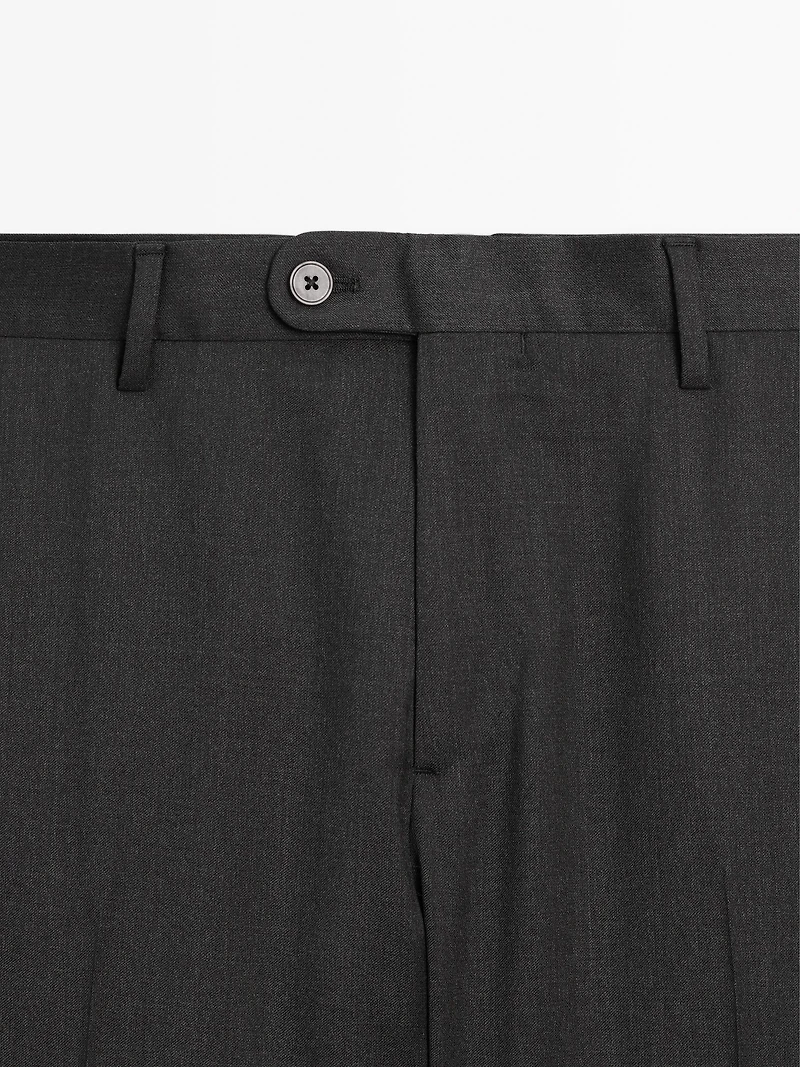 Pantalon de costume coton