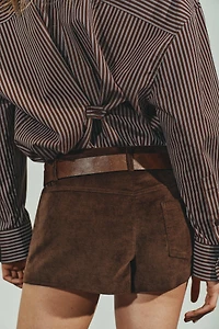 STRIPED OVERSIZED POPLIN SHIRT