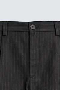 STRIPED TEXTURED CHINO PANTS