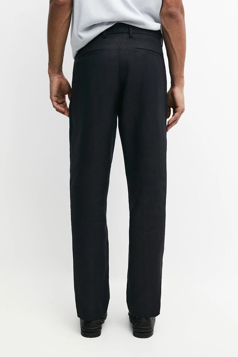 Linen suit trousers