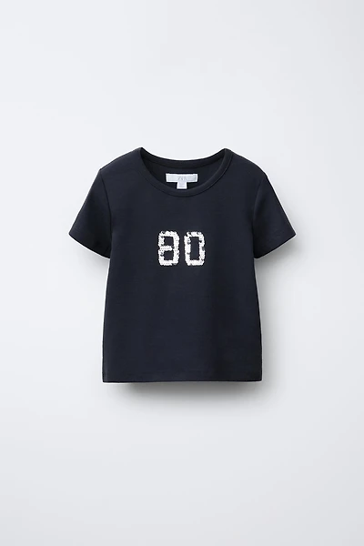 STRIPED STAR SEQUIN T-SHIRT