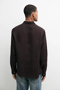 100% linen regular fit shirt