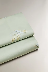 WILD FLOWER SATEEN FLAT SHEET