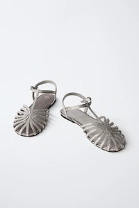 SPARKLY FISHERMAN SANDALS