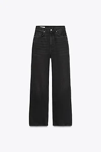 TRF HIGH RISE STRAIGHT WIDE LEG JEANS