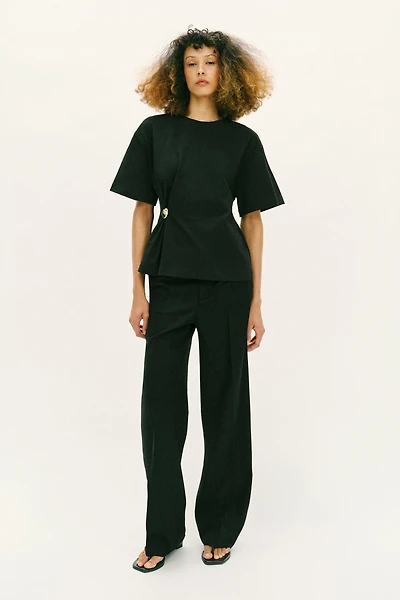 HEAVY COTTON APPLIQUÉ T-SHIRT