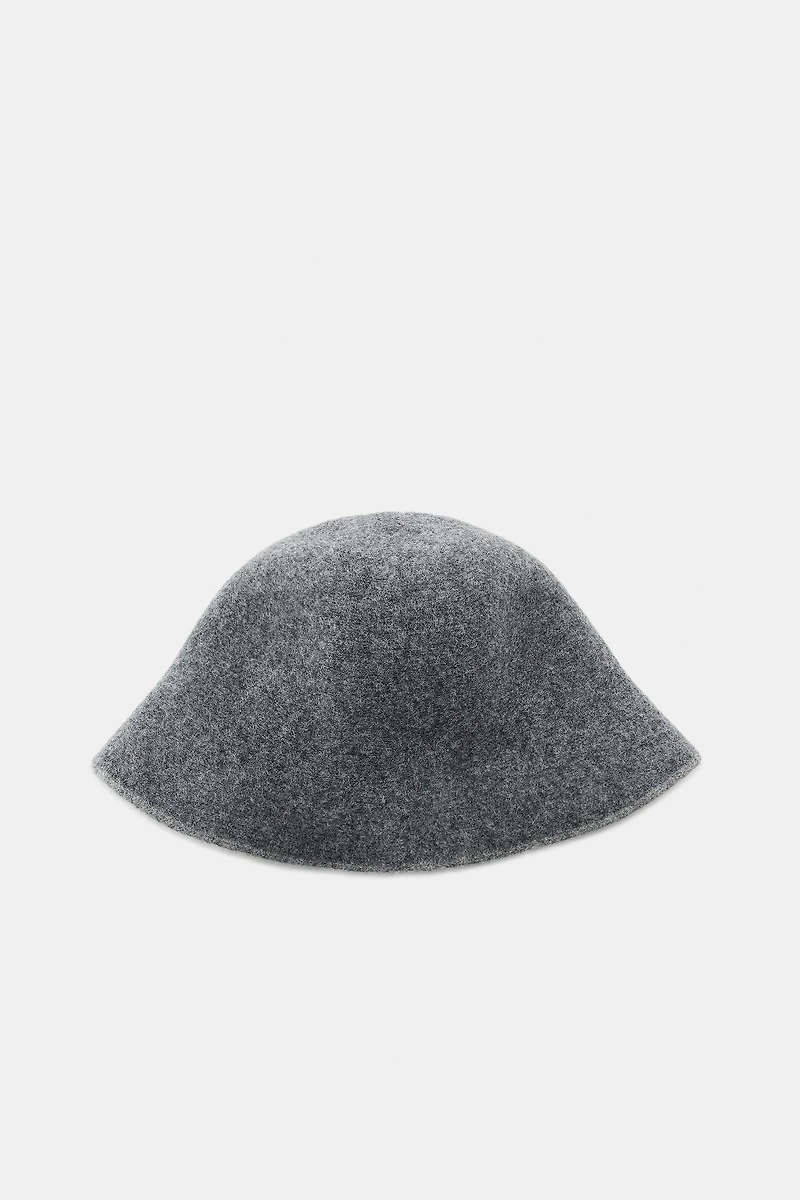 CONTRAST WOOL HAT