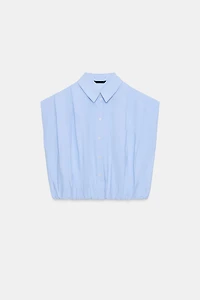BALLOON CROPPED SHIRT