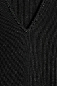 LONG SLEEVE RIBBED TOP