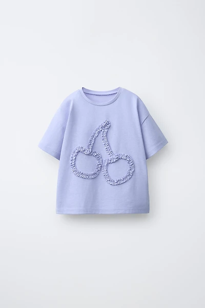 RUFFLY PRINT T-SHIRT