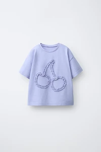 RUFFLY PRINT T-SHIRT