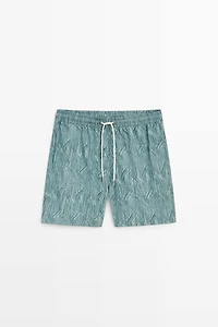 Printed swimming trunks