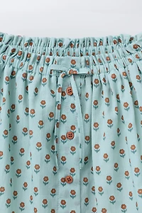 FLORAL PRINT SKIRT