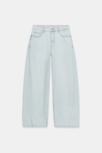 ZW COLLECTION LOOSE BARREL MID-RISE JEANS
