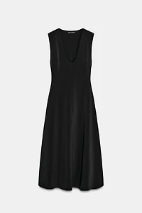 CREPE MIDI DRESS