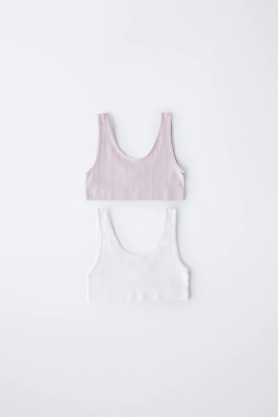 8-14 ANS/ LOT DE DEUX TOPS SEAMLESS