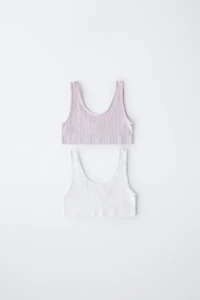 8-14 ANS/ LOT DE DEUX TOPS SEAMLESS