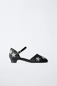 SPARKLY STAR HEELED SHOES