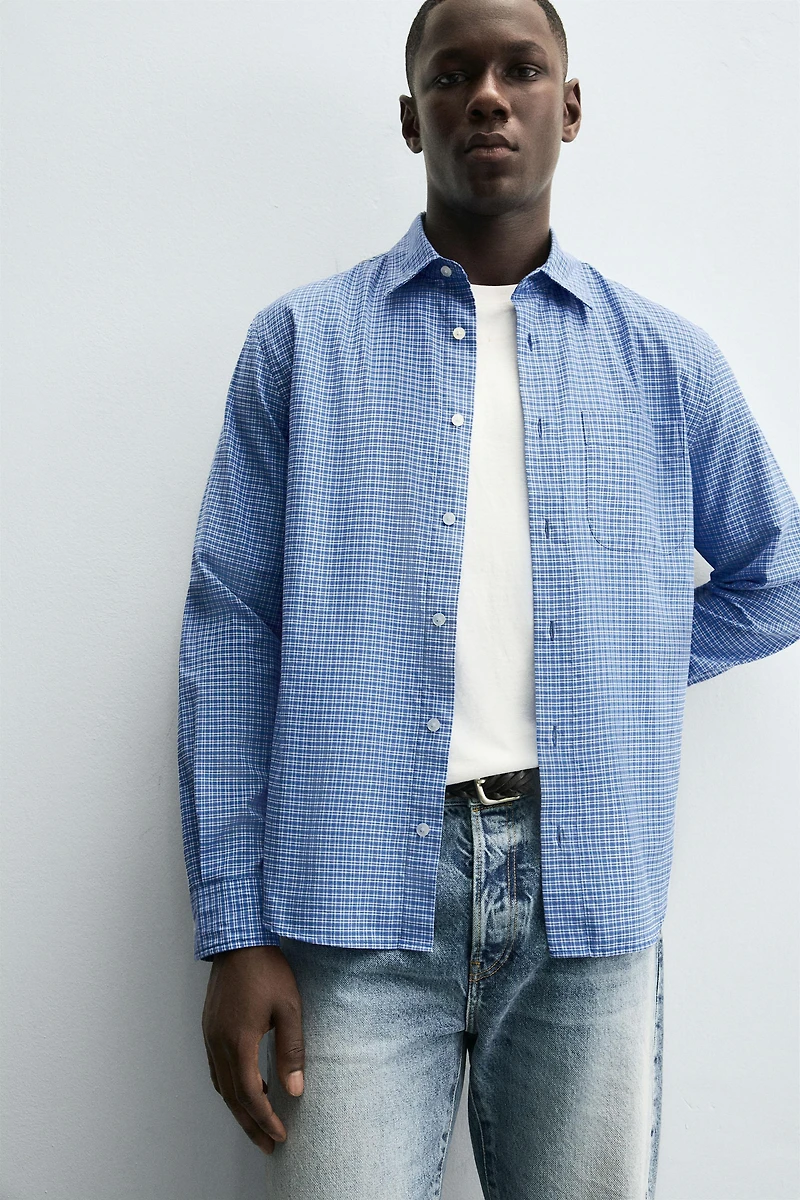 PLAID POCKET SHIRT