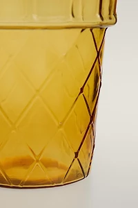 ICE CREAM BOROSILICATE GLASS TUMBLER