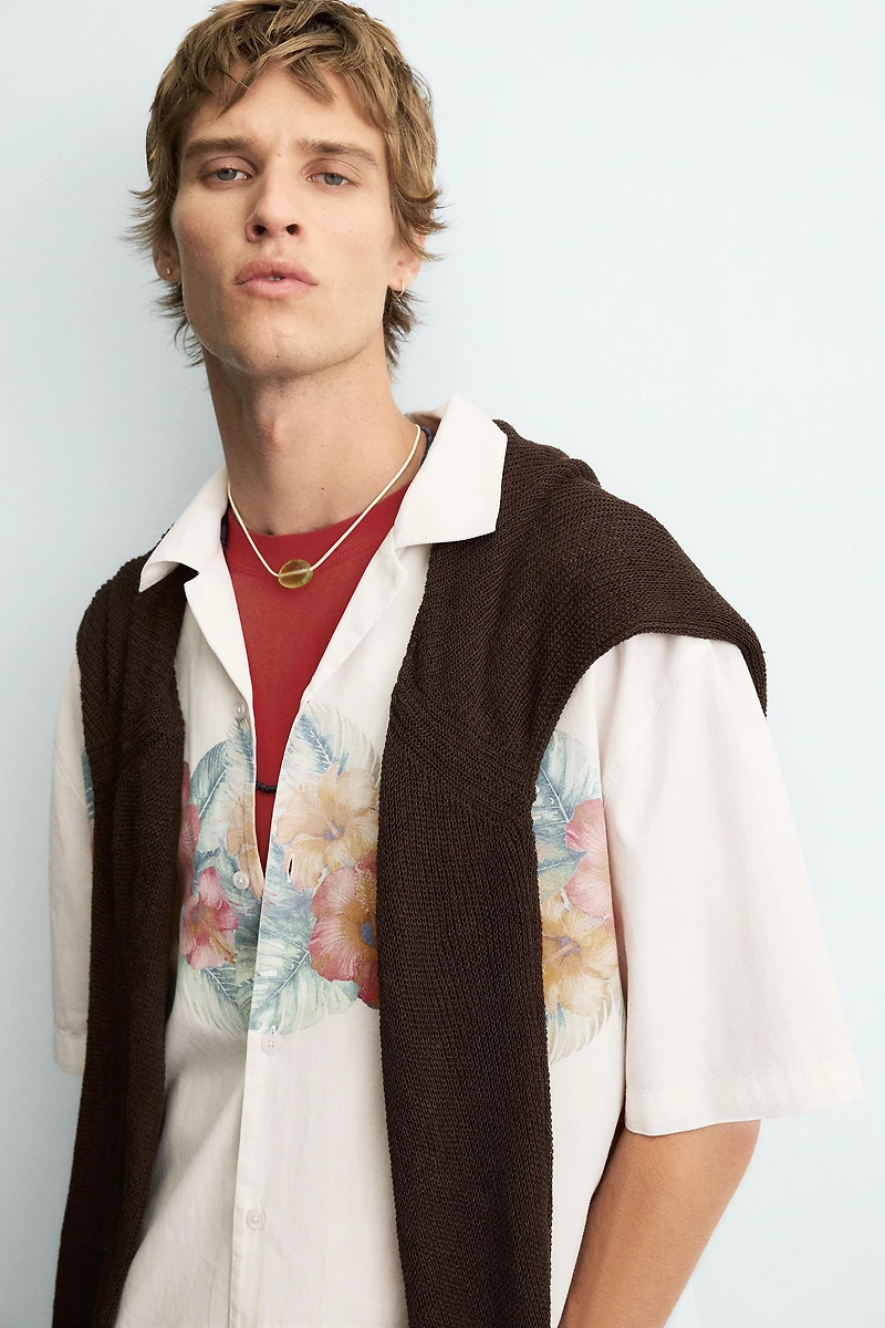 CHEMISE À IMPRIMÉ FLORAL