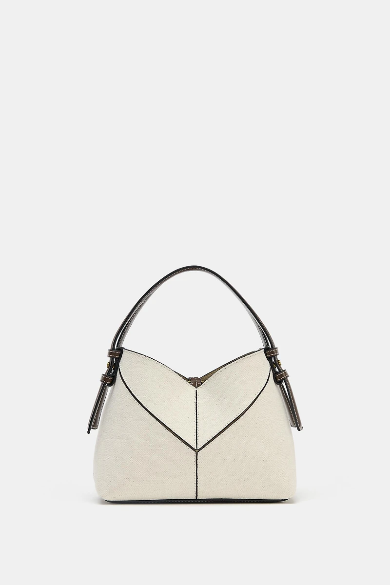 CONTRAST CANVAS MINI SHOPPER