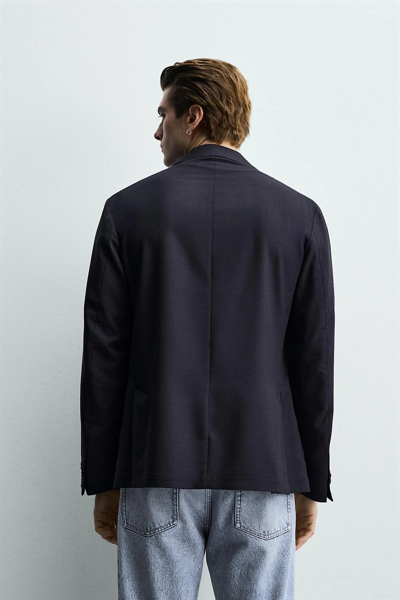 VESTE STRUCTURÉE COUPE DÉCONTRACTÉE