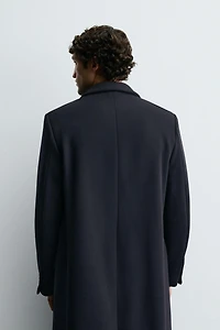 MANTEAU CROISÉ EN MÉLANGE DE LAINE MANTECO ®